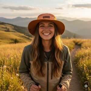 Cotopaxi Unisex Bucket Hat Orange  & Purple